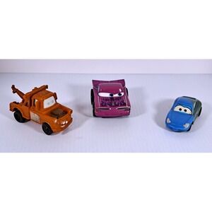 Disney Pixar Cars 2006 McDonalds Happy Meal Toys Mater Ramone Sally Lot of 3